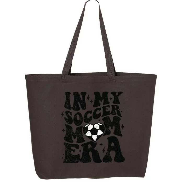 In My Soccer Mom Era Retro Soccer Mama Mothers Day 25L Jumbo Tote