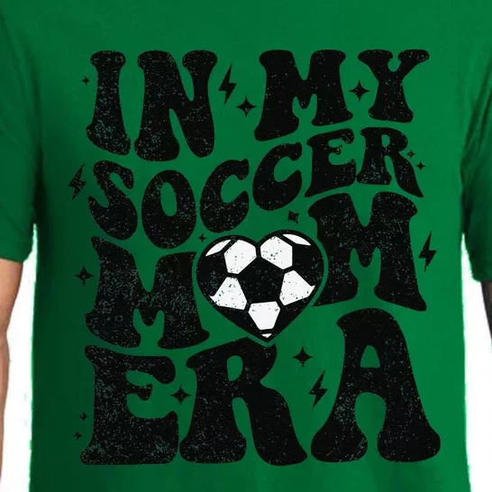 In My Soccer Mom Era Retro Soccer Mama Mothers Day Pajama Set