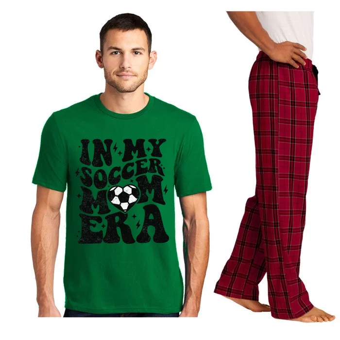 In My Soccer Mom Era Retro Soccer Mama Mothers Day Pajama Set