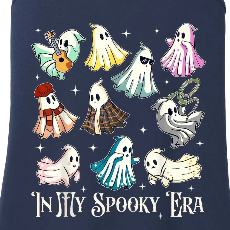 In My Spooky Era Music Lover Cute Ghost Halloween Costume Ladies Essential Tank