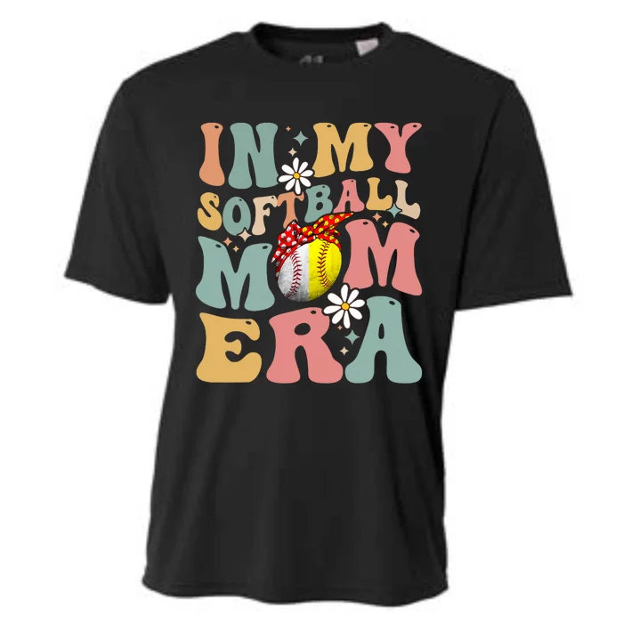 In My Softball Mom Era Funny Softball Mama MotherS Day Gift Cooling Performance Crew T-Shirt