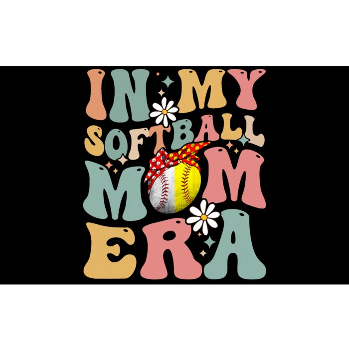 In My Softball Mom Era Funny Softball Mama MotherS Day Gift Bumper Sticker