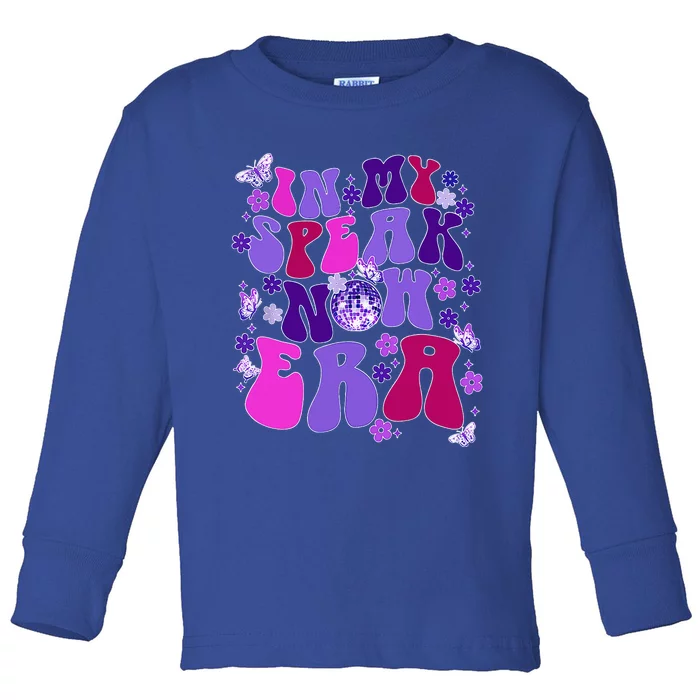 In My Speak Now Era Groovy SpeakNow Era Toddler Long Sleeve Shirt