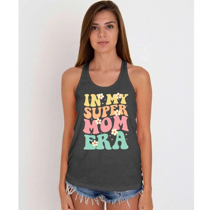 In My Super Mom Era Women's Knotted Racerback Tank