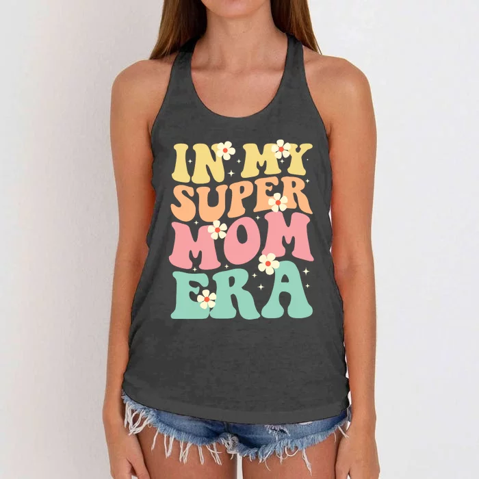 In My Super Mom Era Women's Knotted Racerback Tank