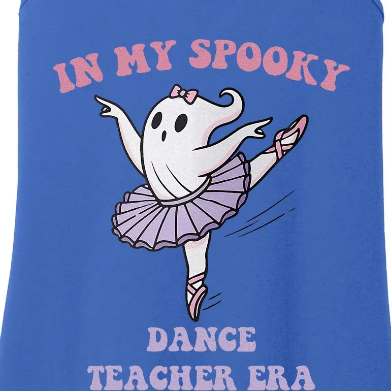 In My Spooky Dance Teacher Era Ladies Essential Tank