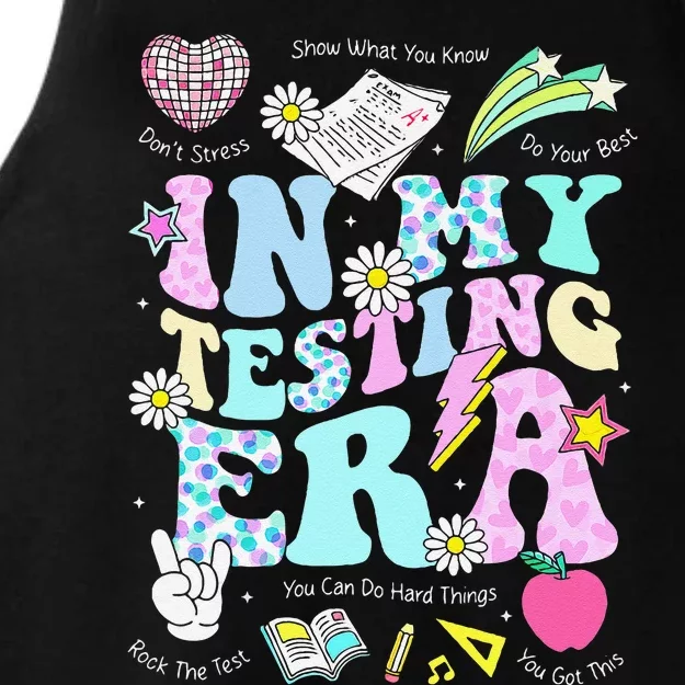 In My Staar Era Motivational Testing Test Day Funny Teacher Gift Ladies Tri-Blend Wicking Tank