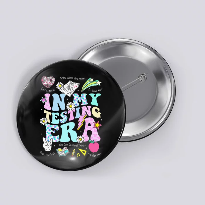 In My Staar Era Motivational Testing Test Day Funny Teacher Gift Button