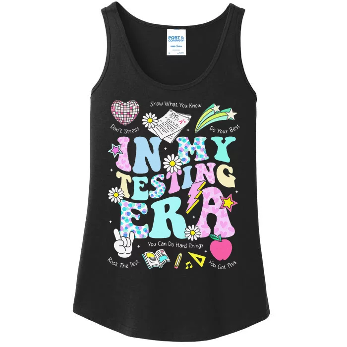 In My Staar Era Motivational Testing Test Day Funny Teacher Gift Ladies Essential Tank