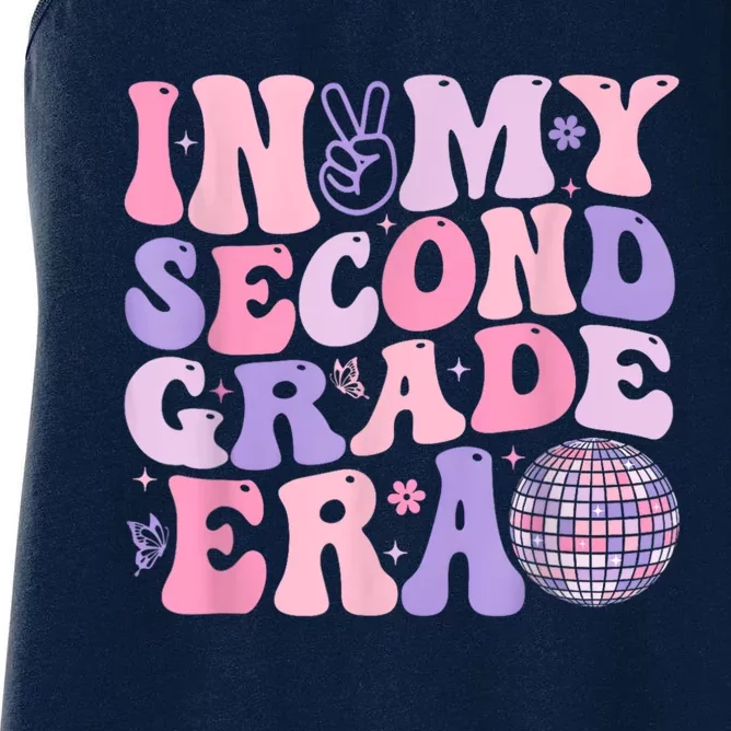 In My Second Grade Era Back To School Teacher Women's Racerback Tank