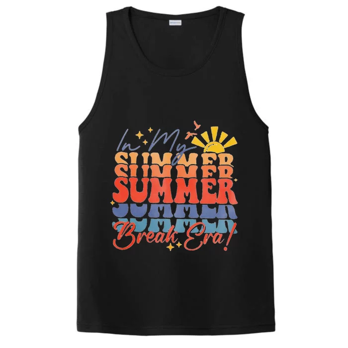 In My Summer Break Era Funny LastDay Of School Teacher Performance Tank