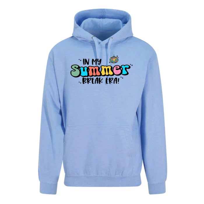 In My Summer Break Era Retro Last Day Of School Teacher Unisex Surf Hoodie