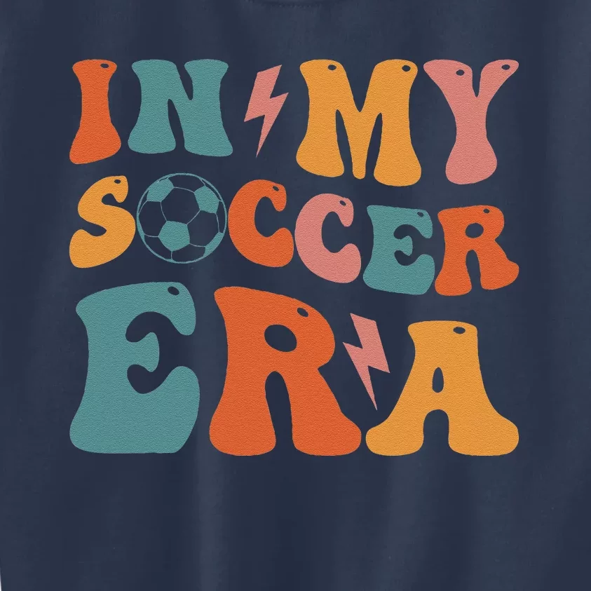 In My Soccer Era Soccer Coach Gift Kids Sweatshirt