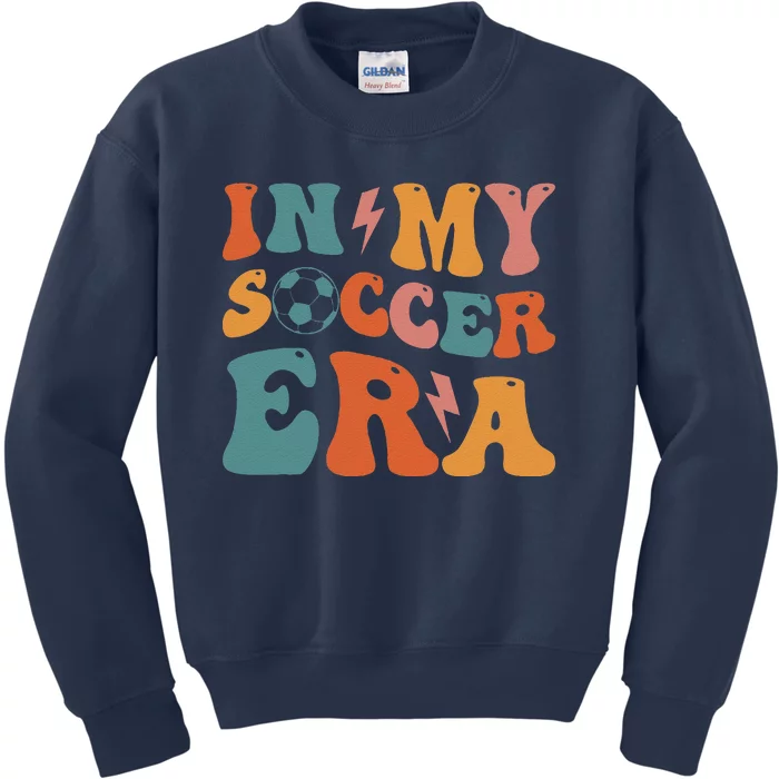 In My Soccer Era Soccer Coach Gift Kids Sweatshirt