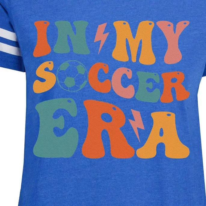 In My Soccer Era Soccer Coach Gift Enza Ladies Jersey Football T-Shirt