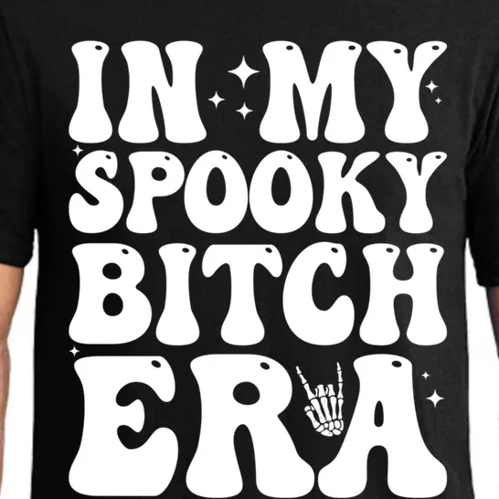 In My Spooky Bitch Era Funny Spooky Bitch Halloween Vibes Great Gift Pajama Set