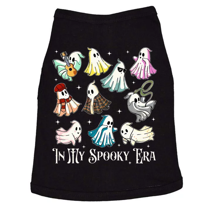 In My Spooky Era Music Lover Cute Ghost Halloween Costume Doggie Tank