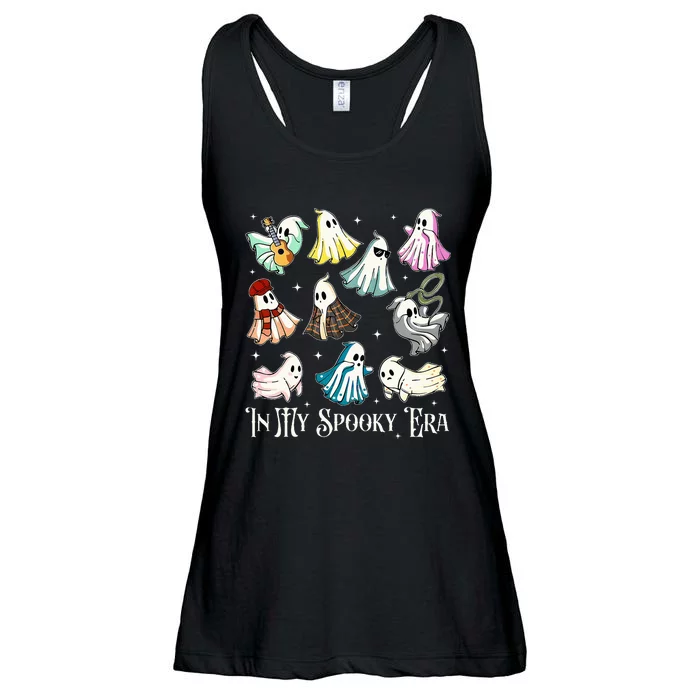 In My Spooky Era Music Lover Cute Ghost Halloween Costume Ladies Essential Flowy Tank