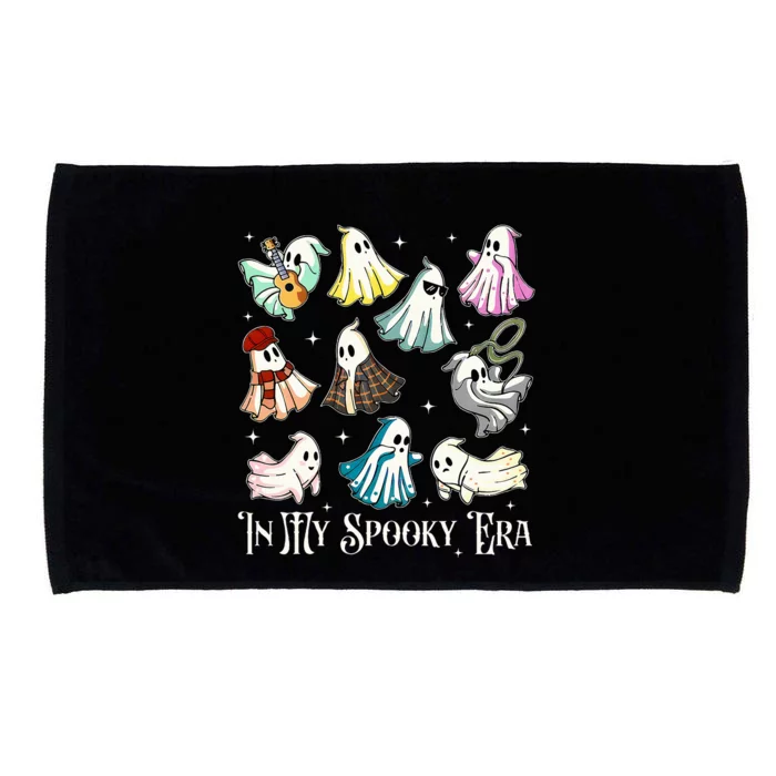 In My Spooky Era Music Lover Cute Ghost Halloween Costume Microfiber Hand Towel