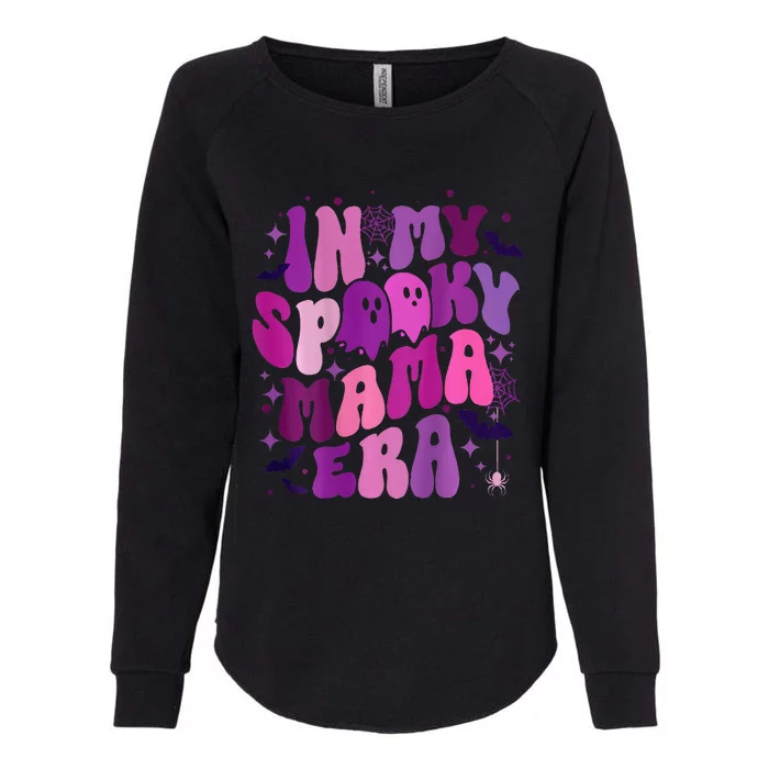 In My Spooky Mama Era Spooky Mom Halloween Front And Back Womens California Wash Sweatshirt