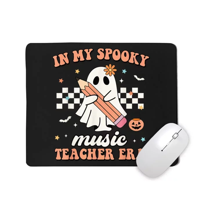 In My Spooky Music Teacher Era Cute Retro Halloween Costume Mousepad