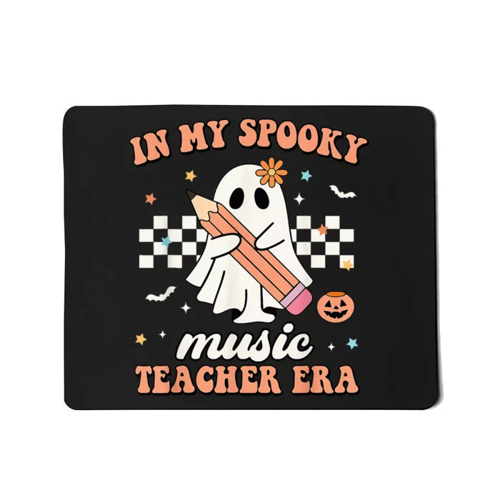 In My Spooky Music Teacher Era Cute Retro Halloween Costume Mousepad