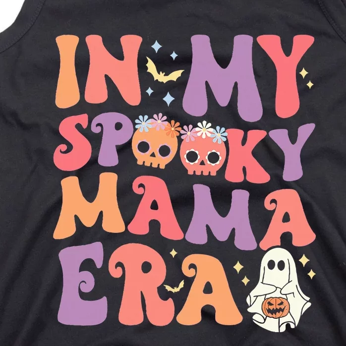 In My Spooky Mama Era Halloween Groovy Witchy Spooky Mom Tank Top