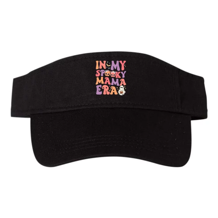 In My Spooky Mama Era Halloween Groovy Witchy Spooky Mom Valucap Bio-Washed Visor