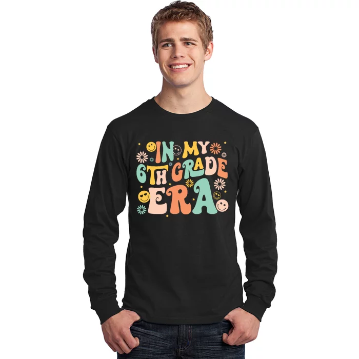 In My Sixth Grade Era Retro 6th Grade Back To School Long Sleeve Shirt