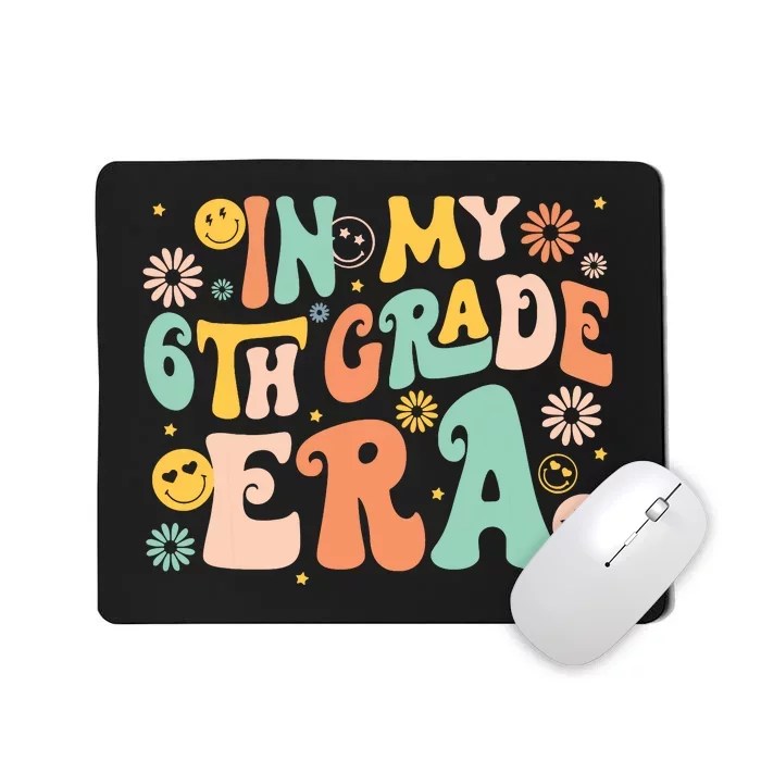 In My Sixth Grade Era Retro 6th Grade Back To School Mousepad