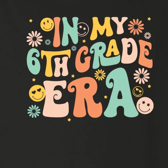 In My Sixth Grade Era Retro 6th Grade Back To School Toddler Long Sleeve Shirt