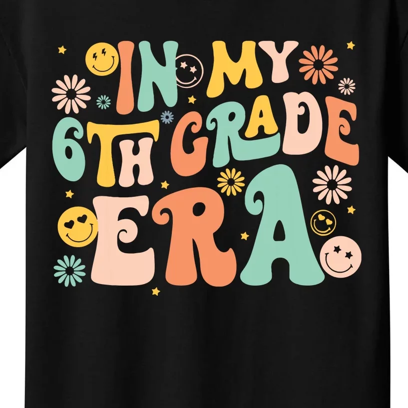 In My Sixth Grade Era Retro 6th Grade Back To School Kids T-Shirt