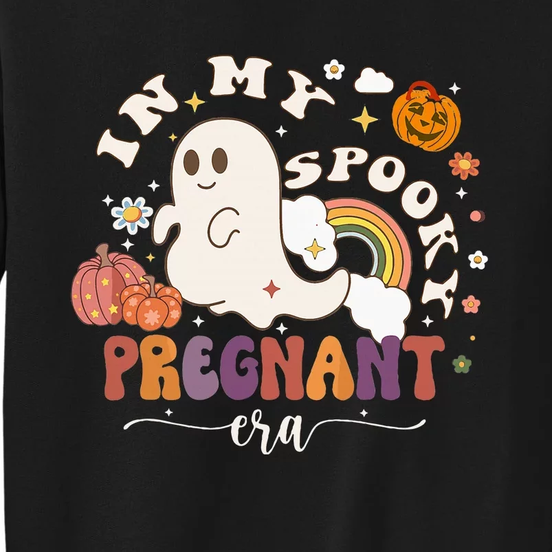 In My Spooky Pregnant Era Ghost Halloween Pregnant Sweatshirt