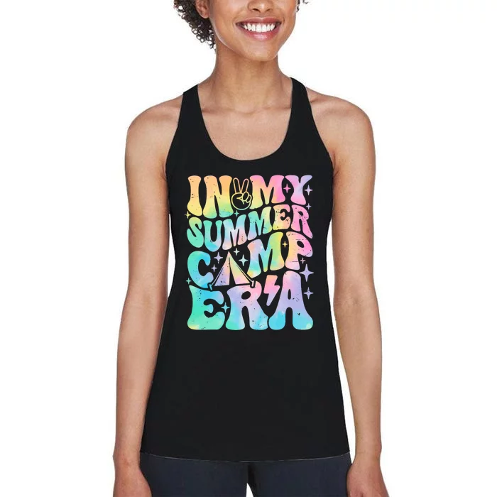 In My Summer Camp Era For Camping Camper Women's Racerback Tank