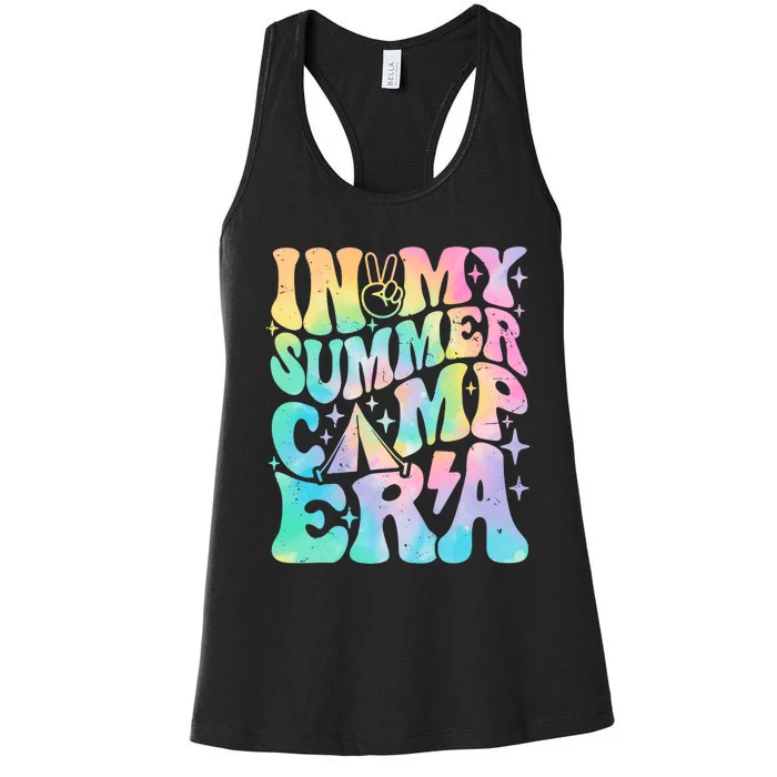 In My Summer Camp Era For Camping Camper Women's Racerback Tank