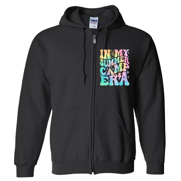 In My Summer Camp Era For Camping Camper Full Zip Hoodie