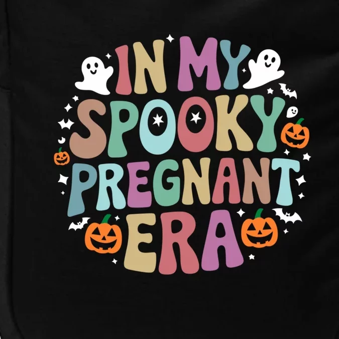 In My Spooky Pregnant Era Halloween Ghost Pumpkin Mom Cool Gift Impact Tech Backpack