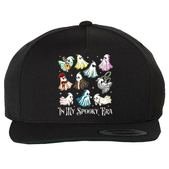 In My Spooky Era Music Lover Cute Ghost Halloween Costume Wool Snapback Cap