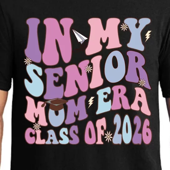 In My Senior Mom Era Class Of 2026 Graduation Groovy Gift Pajama Set