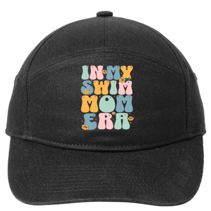 In My Swim Mom Era / Swim Swimmer Pool Swimmers And Swimming 7-Panel Snapback Hat