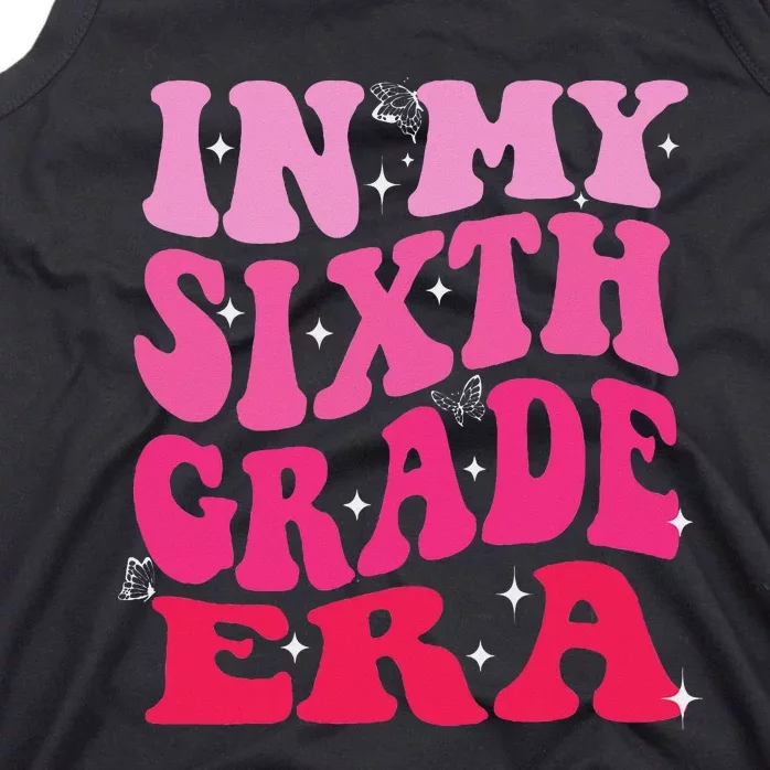 In My Sixth Grade Era Girl Back To School 6th Grade Era Tank Top