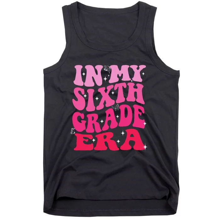 In My Sixth Grade Era Girl Back To School 6th Grade Era Tank Top