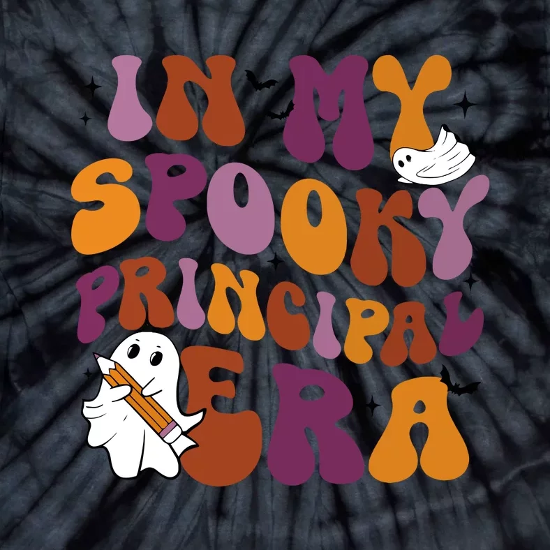 In My Spooky Principal Era Spooky Ghoul Boo Halloween Tie-Dye T-Shirt