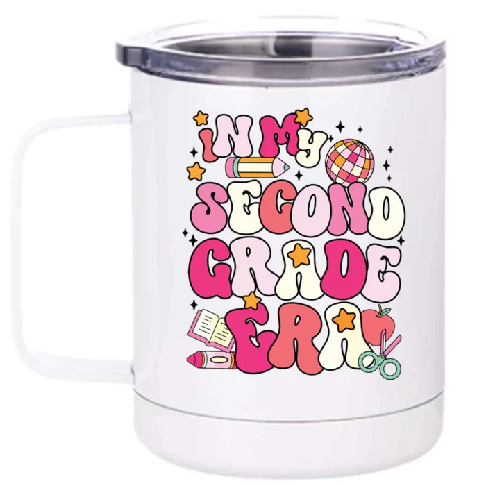 In My Second Grade Era Girl Back To School 2nd Grade Teacher Front & Back 12oz Stainless Steel Tumbler Cup