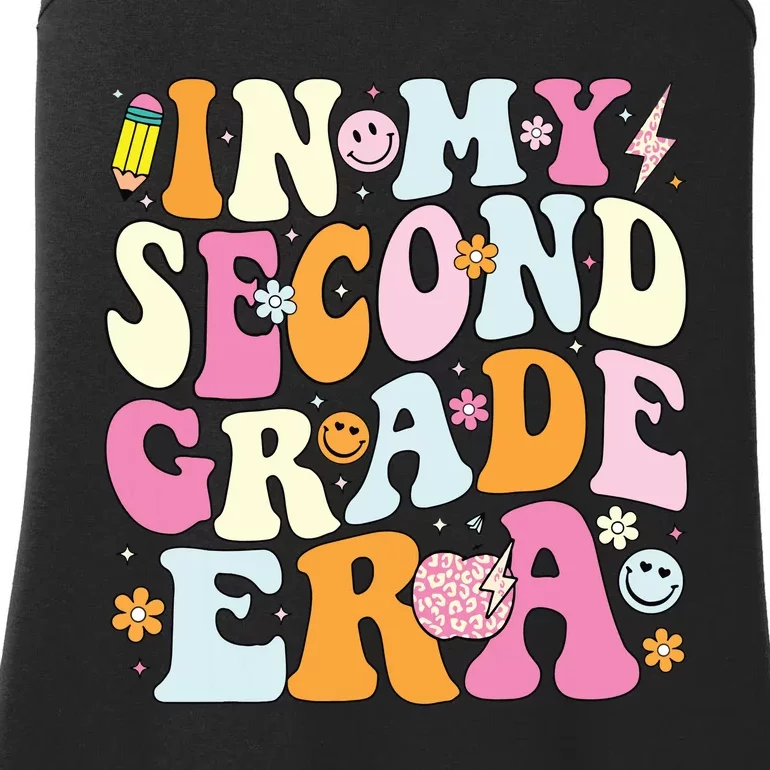 In My Second Grade Era 2nd Grade Girl Teacher Back To School Ladies Essential Tank