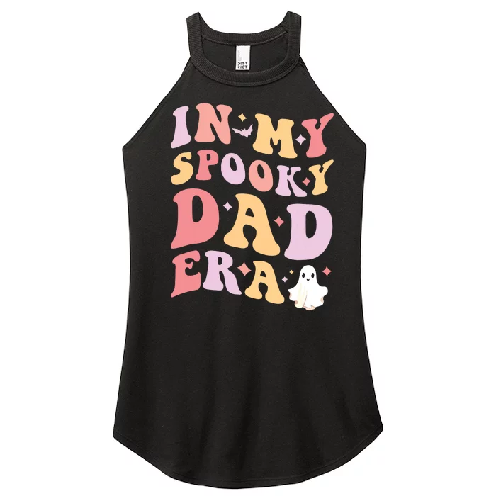 In My Spooky Dad Era Halloween Funny Father Women’s Perfect Tri Rocker Tank