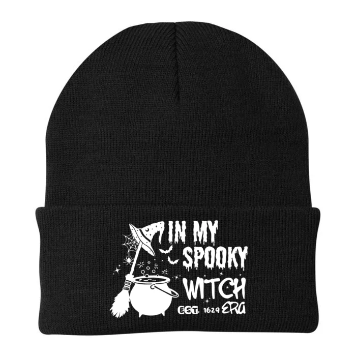 In My Spooky Witch Era Funny Halloween Knit Cap Winter Beanie