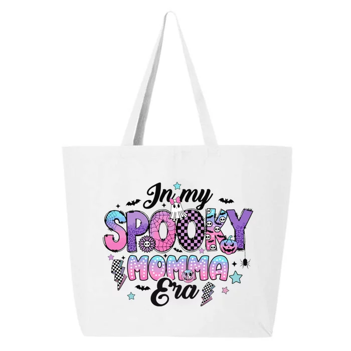 In My Spooky Momma Era Smile Face Halloween Cute Ghost 25L Jumbo Tote