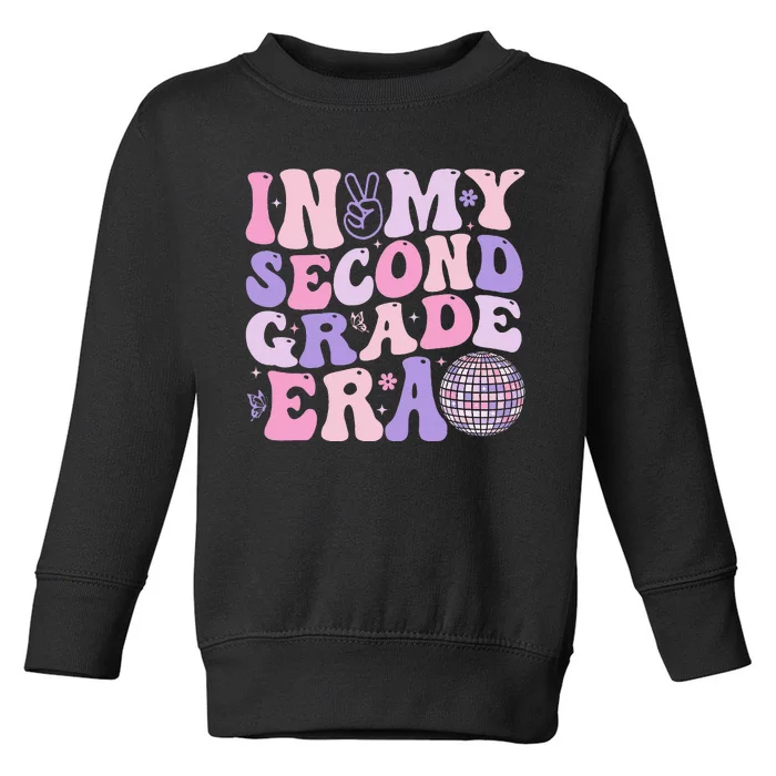 In My Second Grade Era Back To School Teacher Gift Toddler Sweatshirt