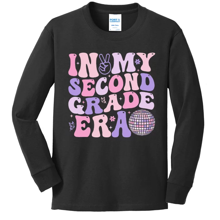 In My Second Grade Era Back To School Teacher Gift Kids Long Sleeve Shirt